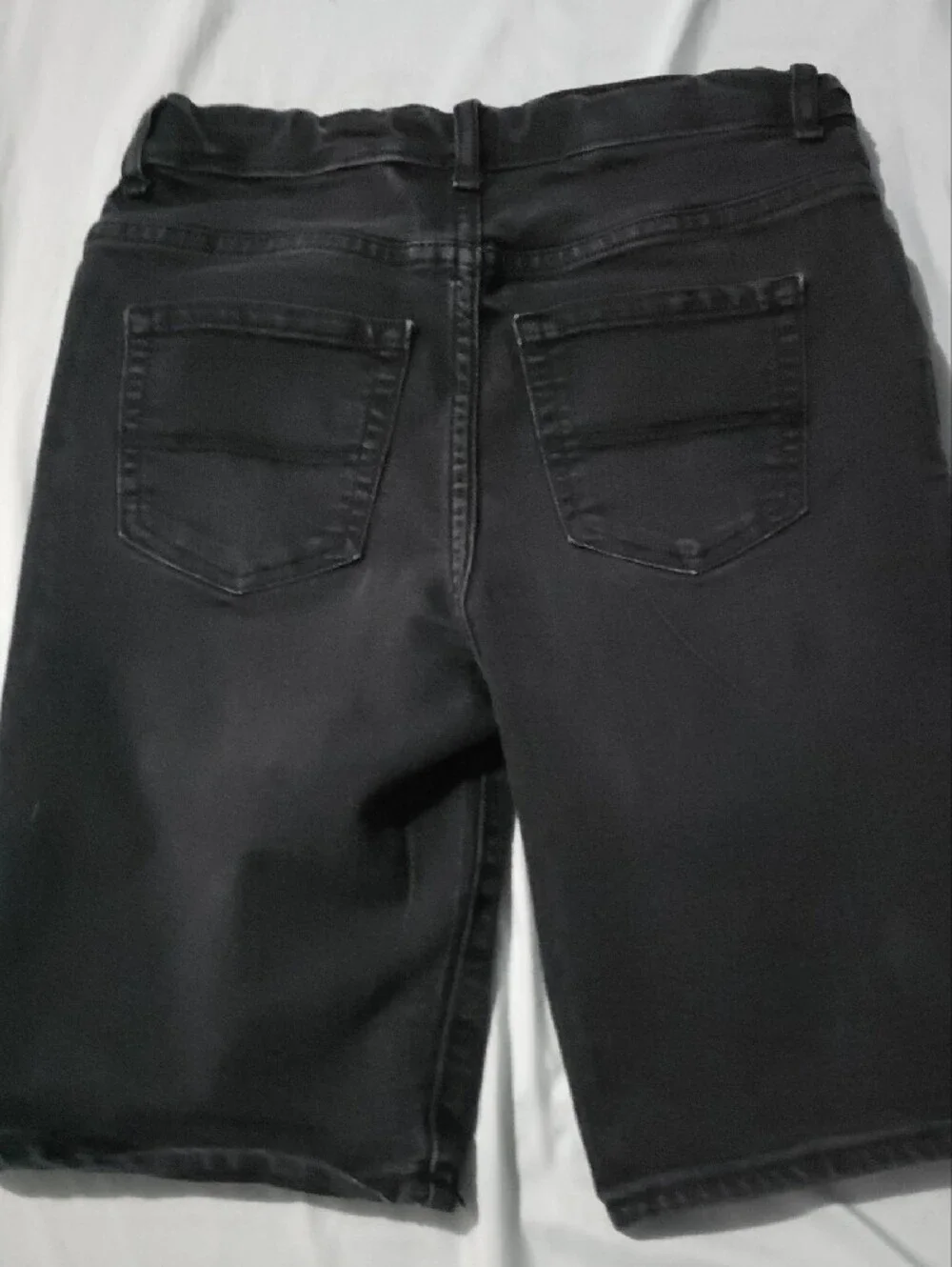 The Children's Place Kids Shorts Bundle in Black, Gray & Blue Size10